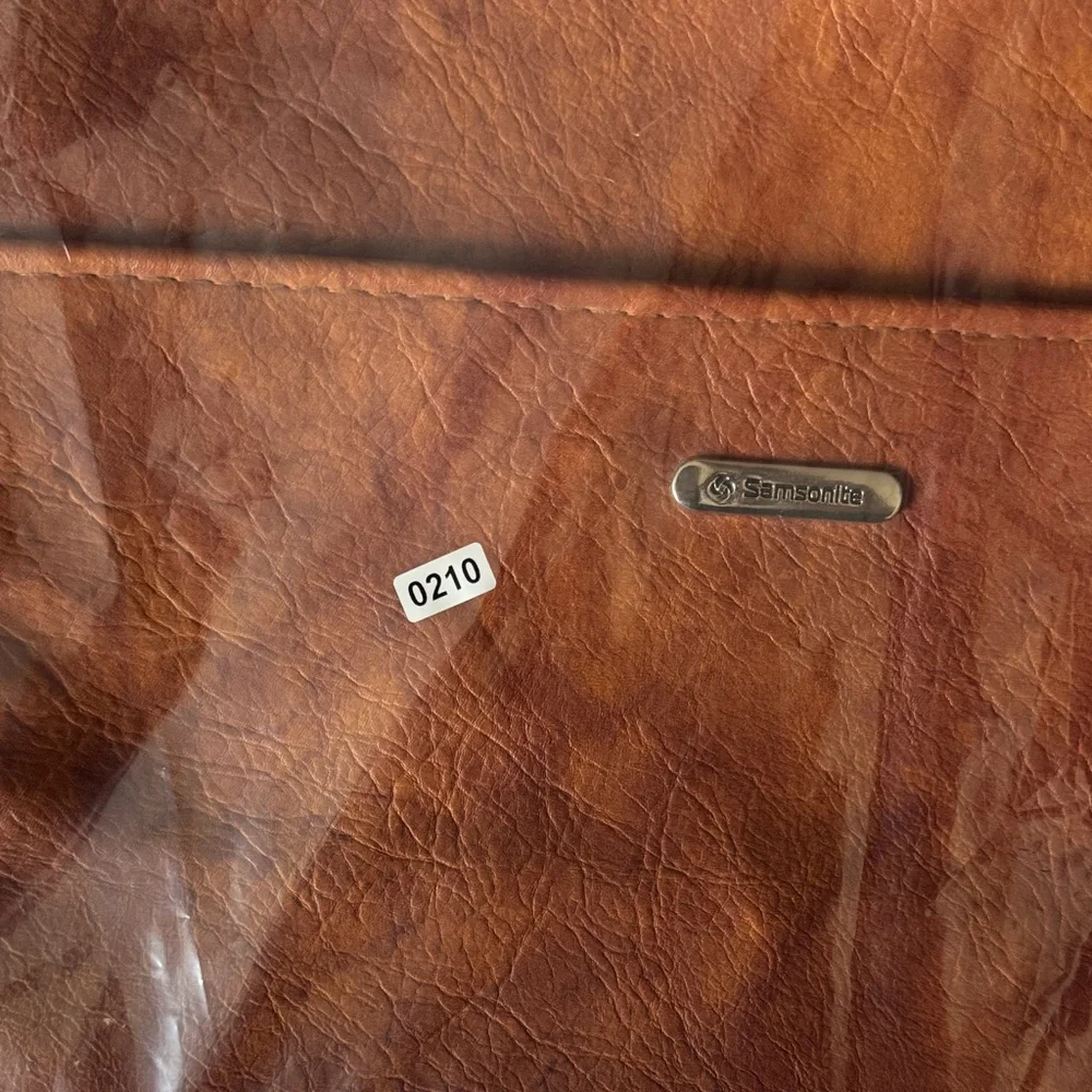 Vintage Samsonite Men’s Tan-Brown Messenger Crossbody Bag